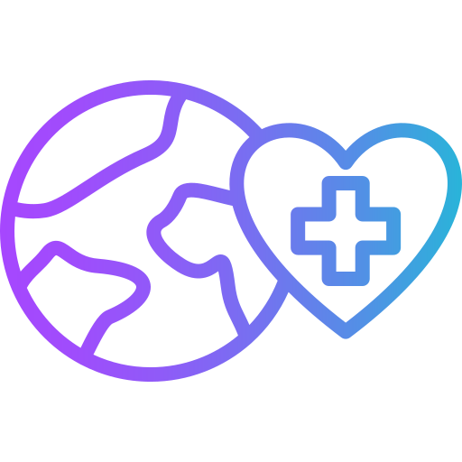 tierra sana icono gratis