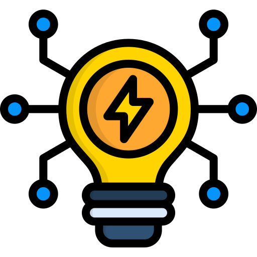 energía inteligente icono gratis