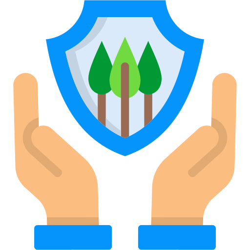 conservación forestal icono gratis