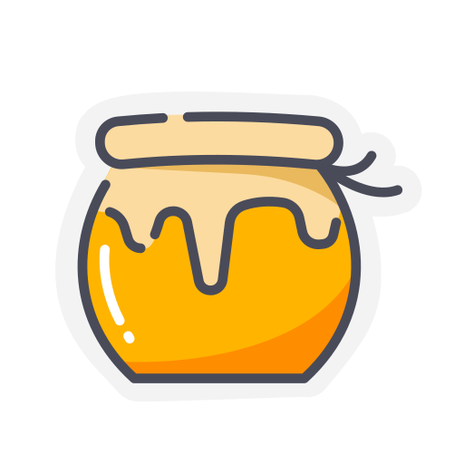 pot de miel Icône gratuit