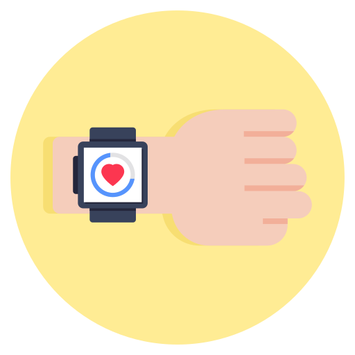 rastreador de actividad física icono gratis