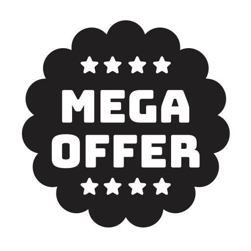 venta mega icono gratis