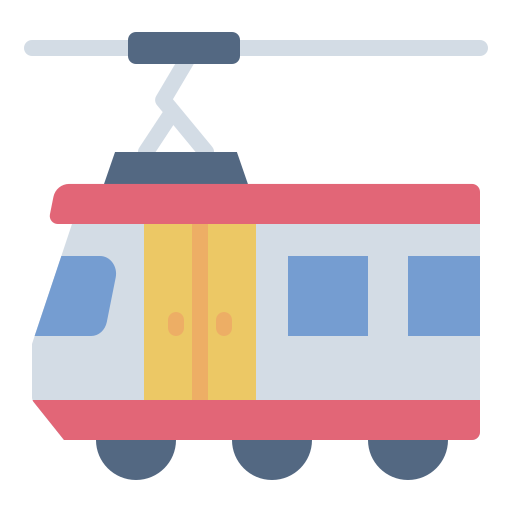 tranvía icono gratis