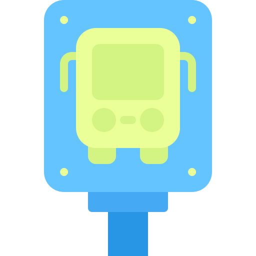 Bus stop free icon