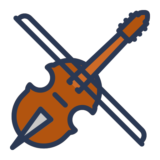 violín icono gratis