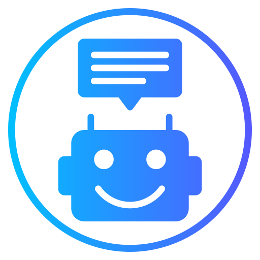 robot conversacional icono gratis