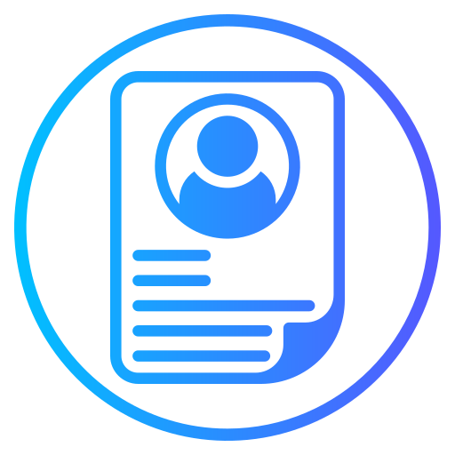 currículum vitae icono gratis