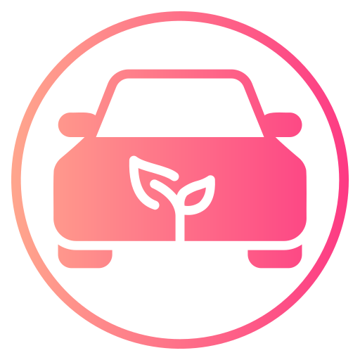 coche ecológico icono gratis