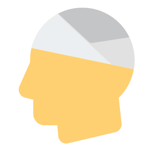 Brain injury free icon