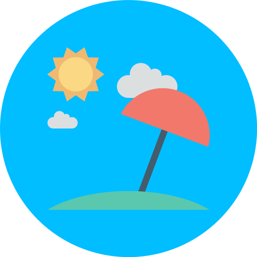 해변 무료 아이콘