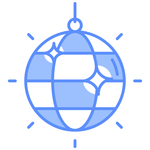bola de discoteca icono gratis