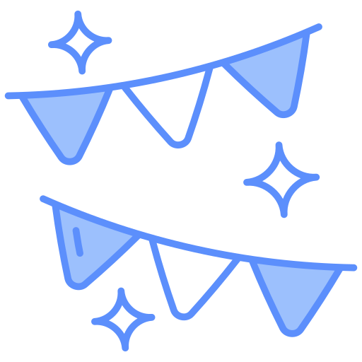 guirnaldas icono gratis