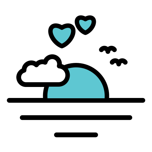 atardecer icono gratis