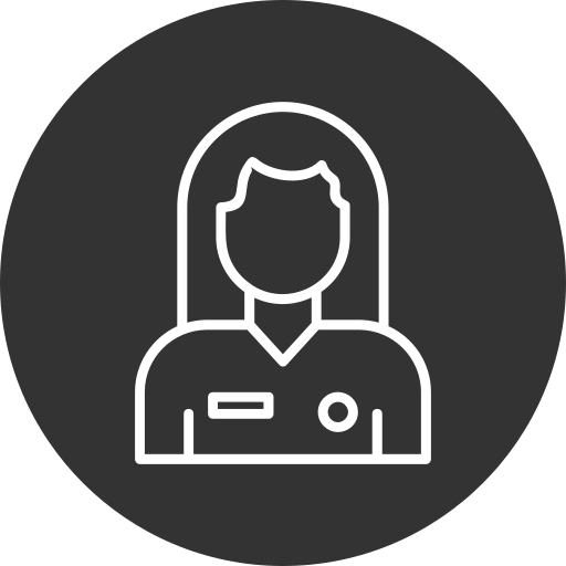 estudiante femenina icono gratis