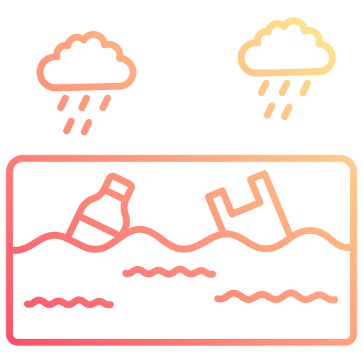 contaminación plástica icono gratis
