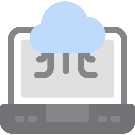 servicio en la nube icono gratis