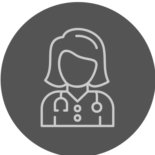 mujer medica icono gratis