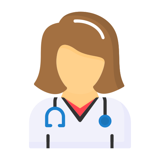 mujer medica icono gratis