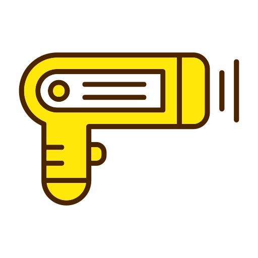 pistola termómetro icono gratis