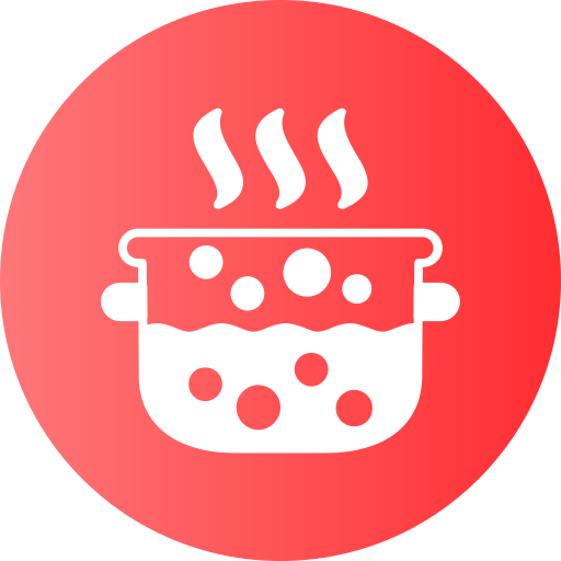 agua hirviendo icono gratis