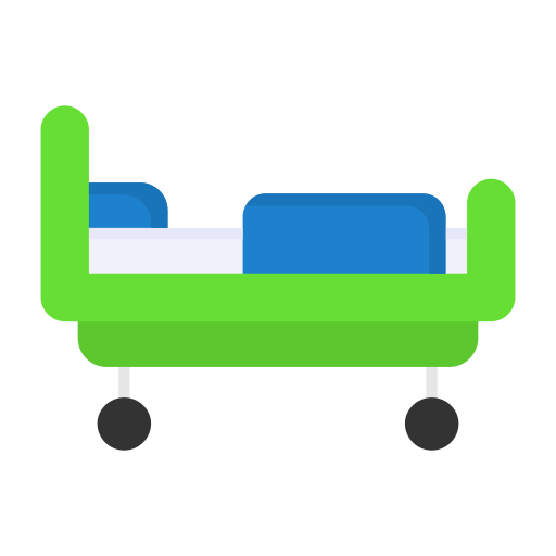 cama de hospital icono gratis