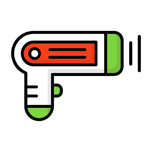 pistola termómetro icono gratis