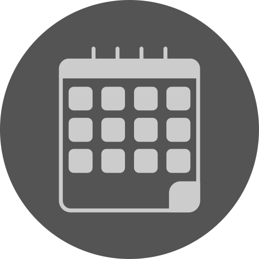 calendário grátis ícone