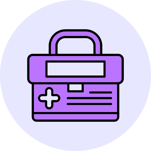 maletín médico icono gratis