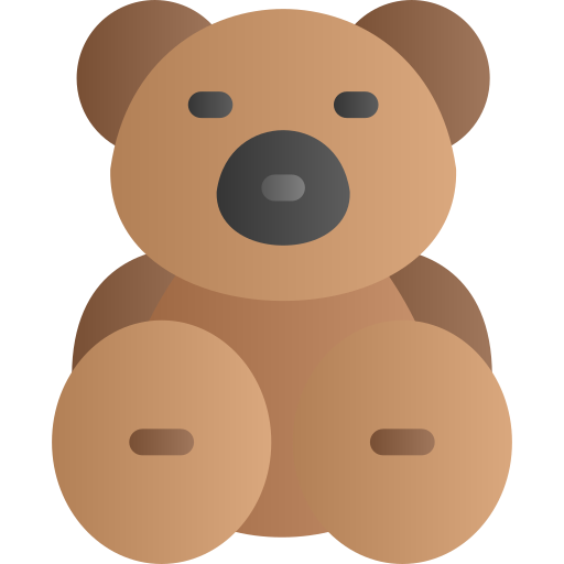 oso de peluche icono gratis