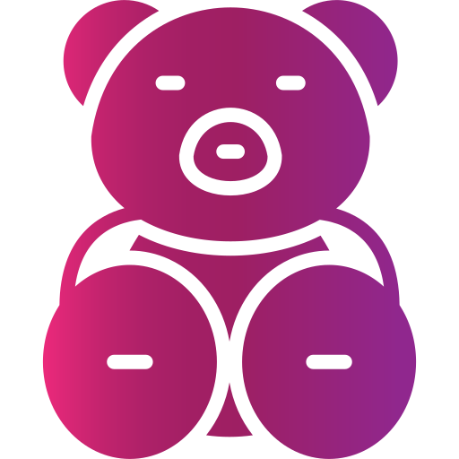 oso de peluche icono gratis