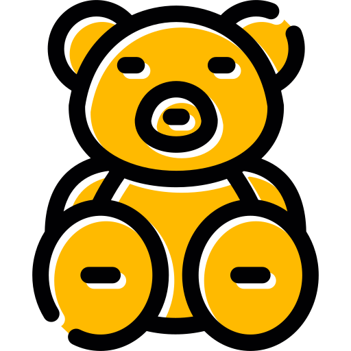 oso de peluche icono gratis