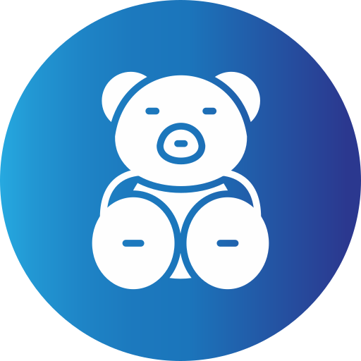 oso de peluche icono gratis