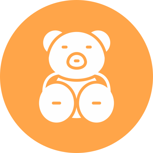oso de peluche icono gratis