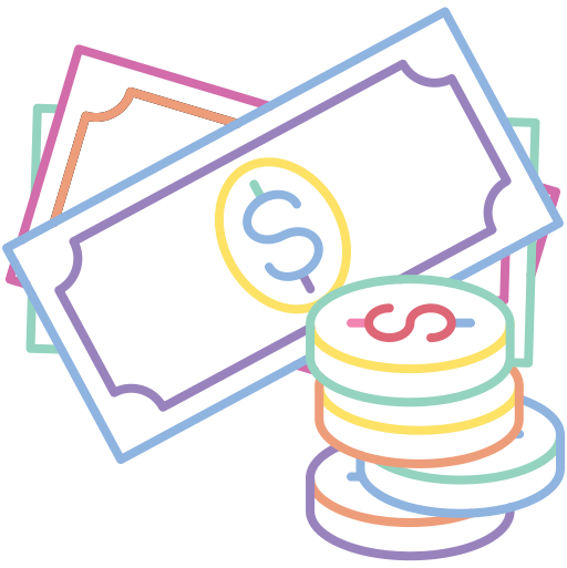 dinero fiduciario icono gratis