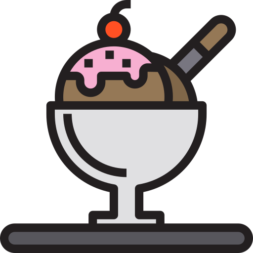 Ice cream Payungkead Lineal Color icon