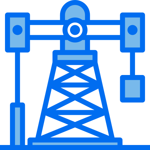 Torre de perforación icono gratis