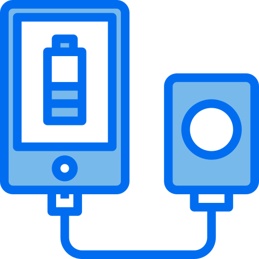 Smartphone charger - free icon