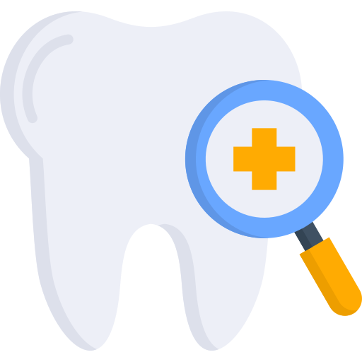 revisión dental icono gratis