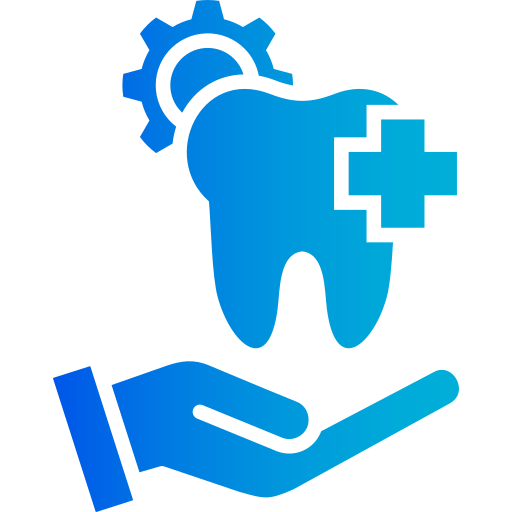 servicio dental icono gratis