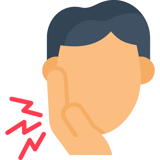 dolor de muelas icono gratis