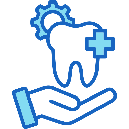servicio dental icono gratis