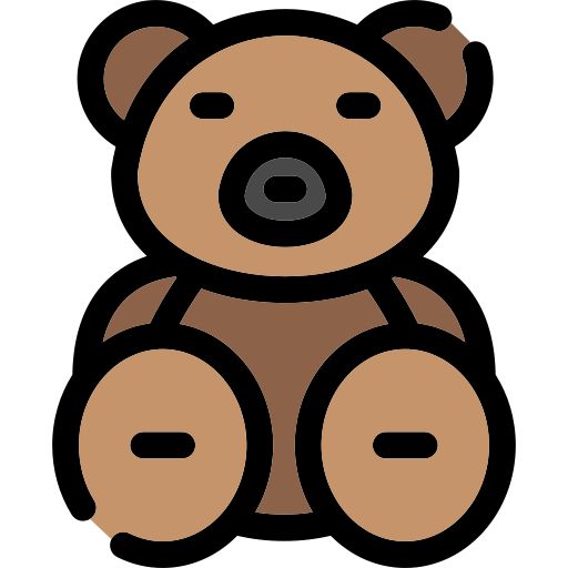 oso de peluche icono gratis
