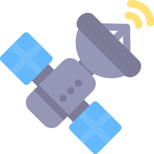 satélite espacial icono gratis