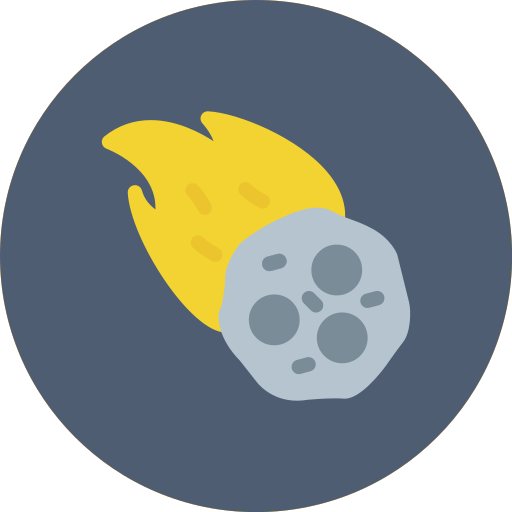 meteorito icono gratis