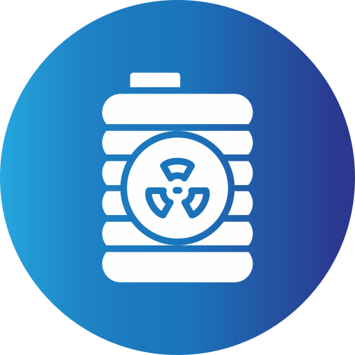 energía nuclear icono gratis