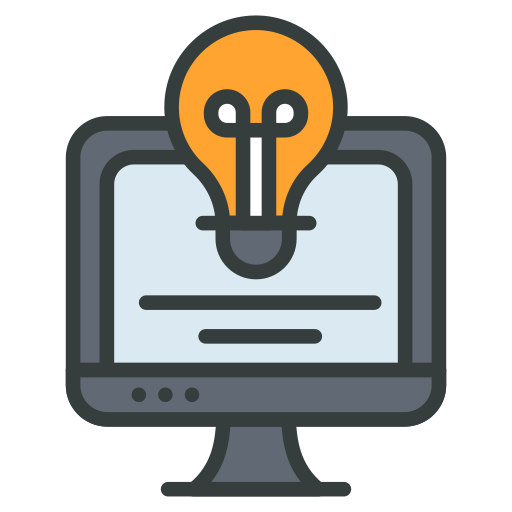 idea en línea icono gratis