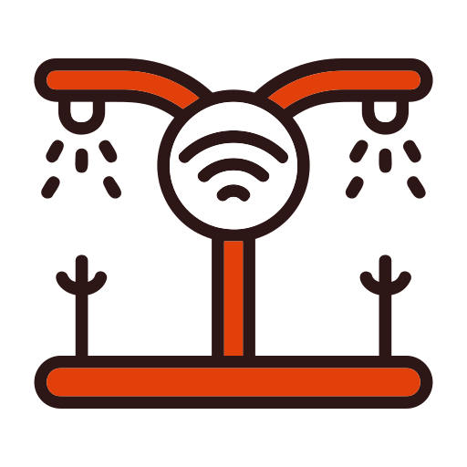 riego inteligente icono gratis