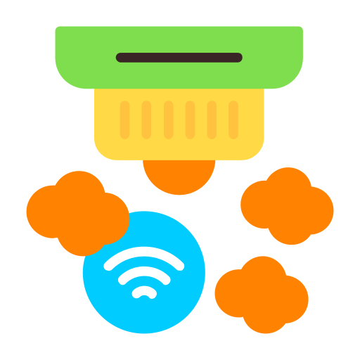 detector de humo icono gratis