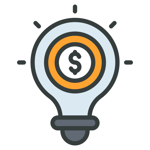 idea financiera icono gratis