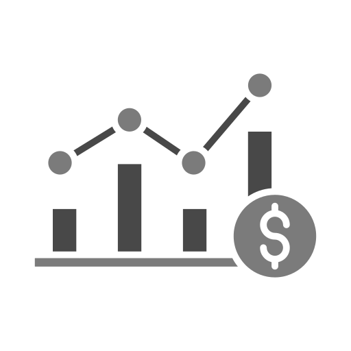 gráfico de ganancias icono gratis